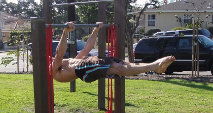 Front-lever pull-up